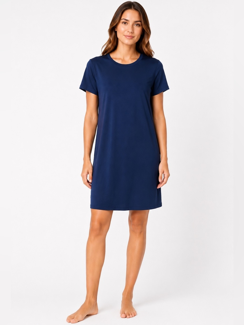 Knix Modal T-Shirt Loungewear Pajama Dress L Blue